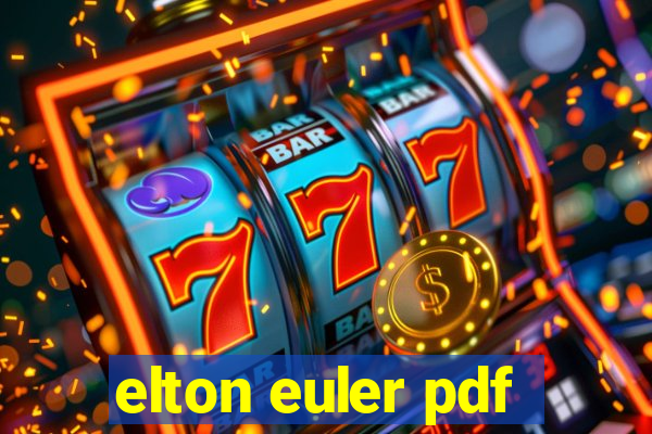 elton euler pdf